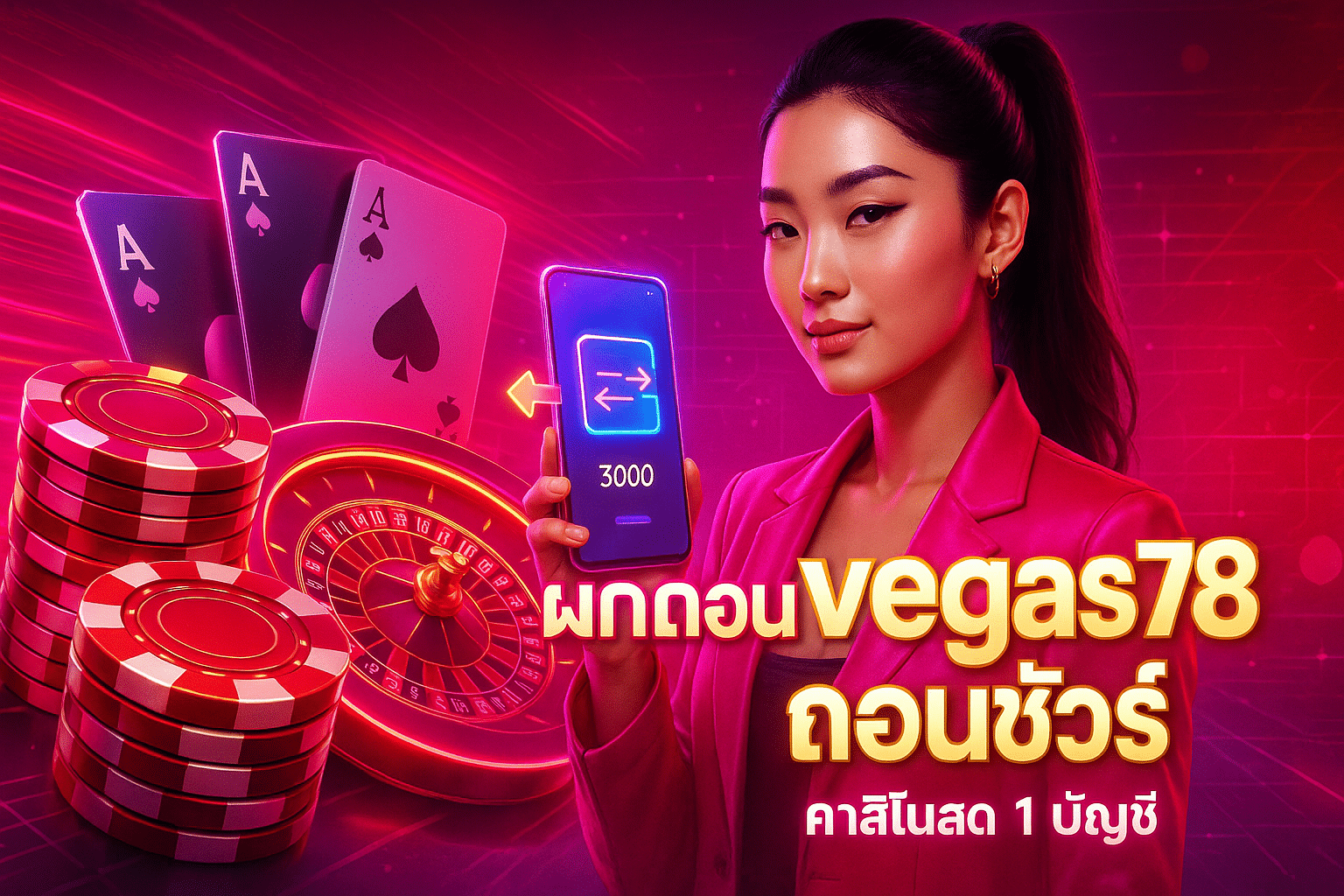 ฝากถอน vegas78 ถอนชัวร์