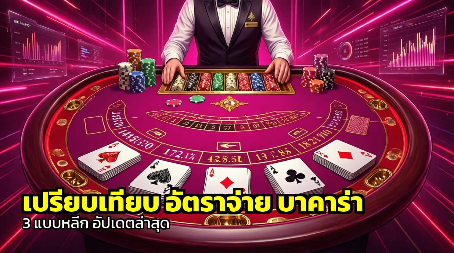 เปรียบเทียบ อัตราจ่าย บาคาร่า